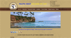 Desktop Screenshot of pacificwestcollege.com