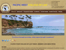 Tablet Screenshot of pacificwestcollege.com